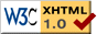Valid XHTML 1.0 Strict Icon